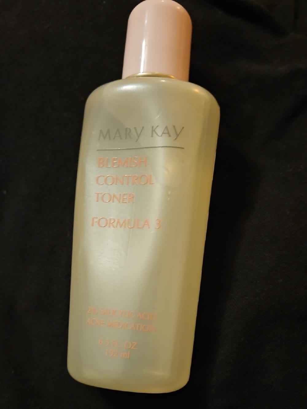 Mary Kay Cream Bottle with Peach Cap Toner